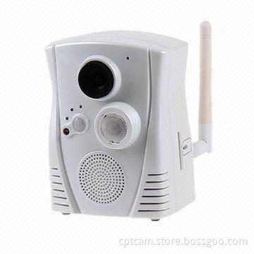 P2P Megapixel 720P Wi-Fi 3G WCDMA/CDMA2000 IP Camera, Build-in DDNS iPhone, Android Phone View